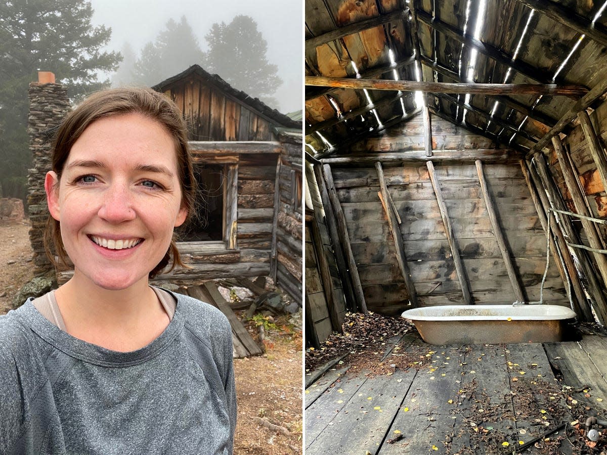 An abandoned house on the Homestead Meadows trail outside of Estes Park, Colorado.