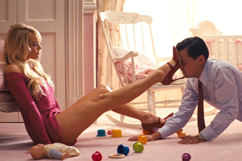 Margot Robbie played Naomi Lapaglia, the wife of Leo Di Caprio’s Jordan (Paramount Pictures film)