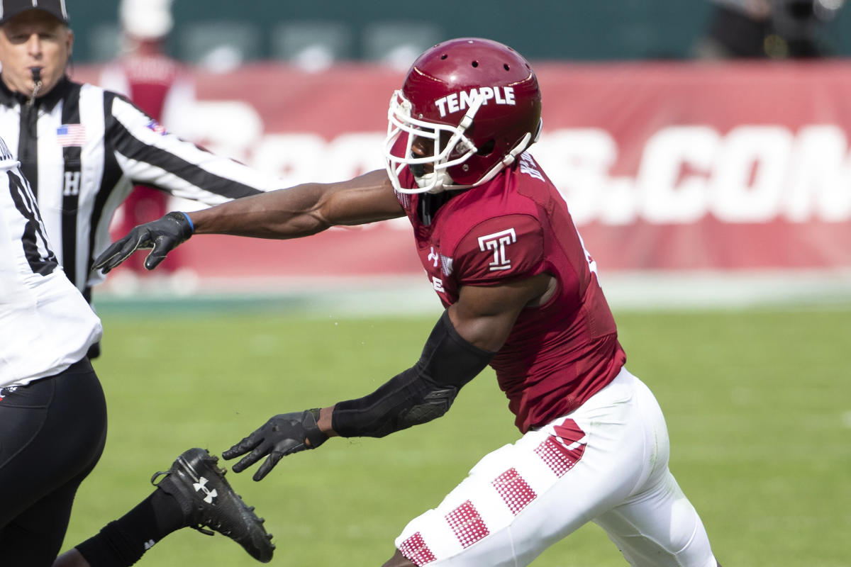 Temple cornerback Rock Ya-Sin runs an official 4.51 40-yard dash at 2019  combine