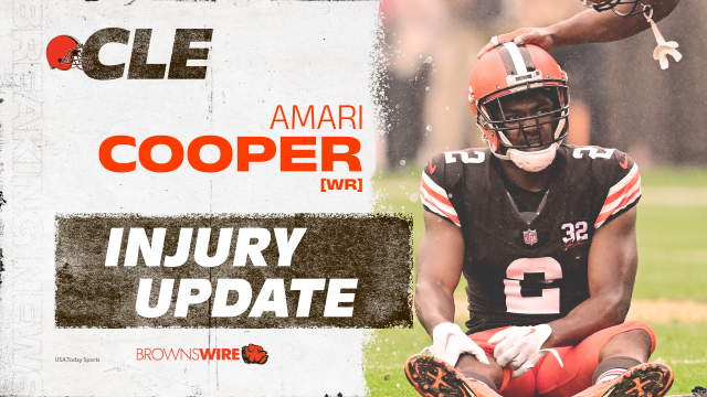 Browns Injury Alert: Kevin Stefanski expects Amari Cooper to play vs.  Steelers