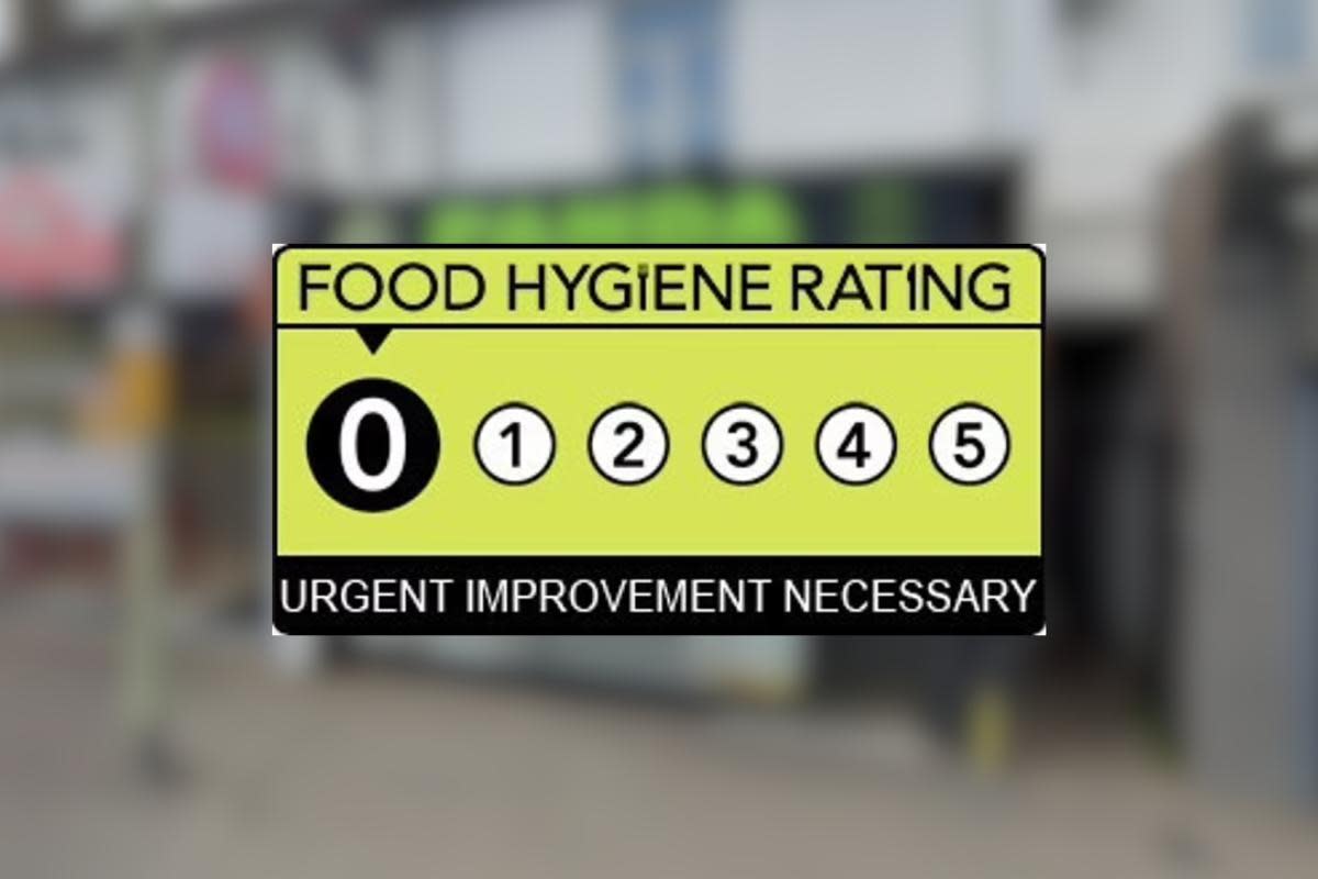 The takeaway was inspected by the council on March 25. <i>(Image: Google Maps/Food Standards Agency)</i>