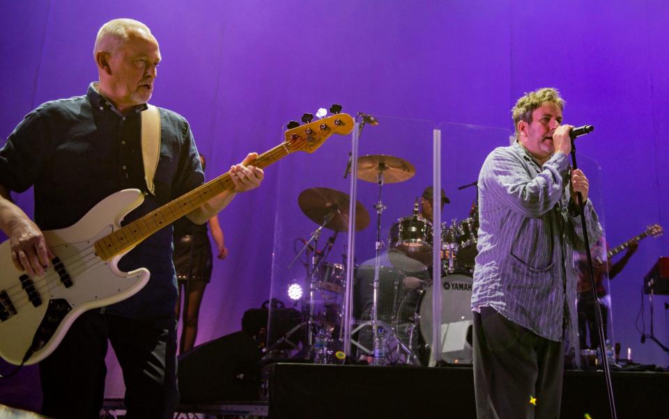 Horace Panter and Terry Hall of The Specials performing in London - Robin Little/Redferns