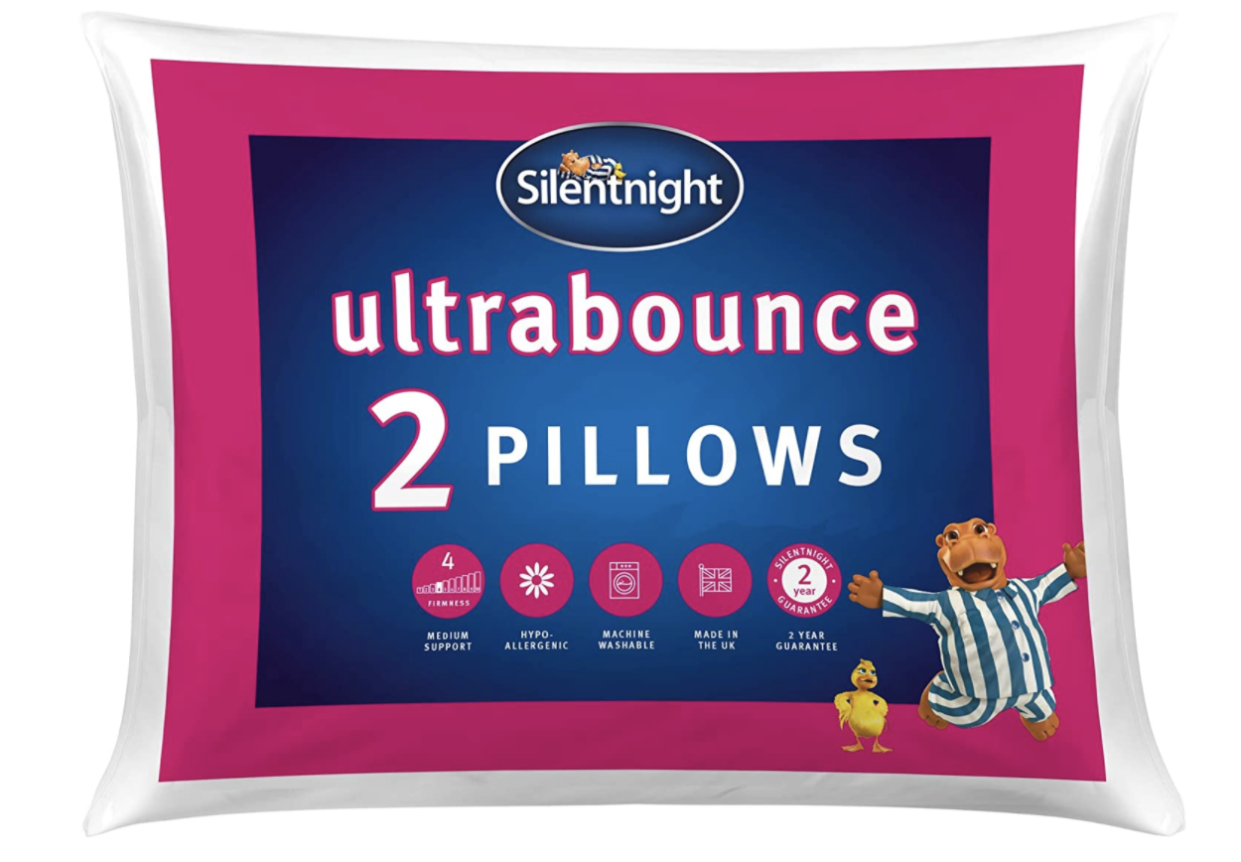 2 Pack Silentnight Ultrabounce Pillow 