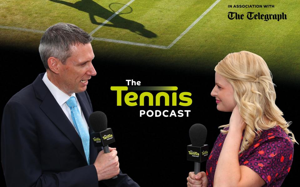 The Tennis Podcast: image and logo