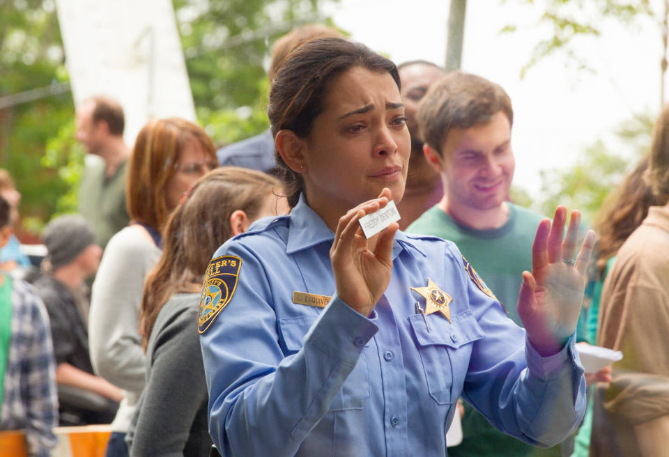 "Blue on Blue" - The Chester's Mill residents receive an unexpected visit from their loved ones on the other side. Meanwhile, the community braces for a threat from outside the Dome, on "Under the Dome."