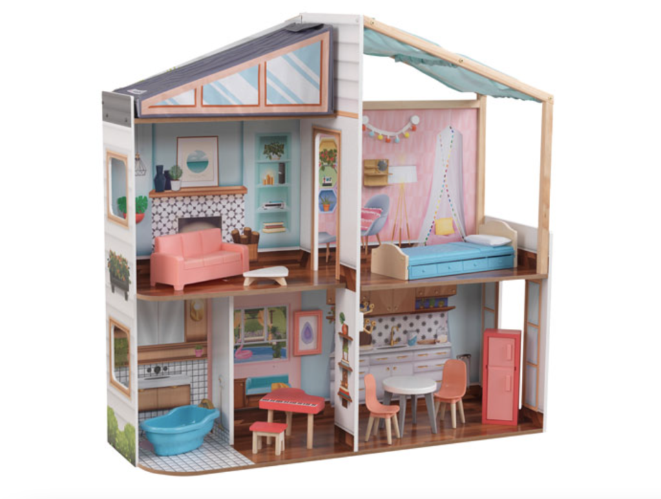 KidKraft Designed by Me: Magnetic Makeover Dollhouse