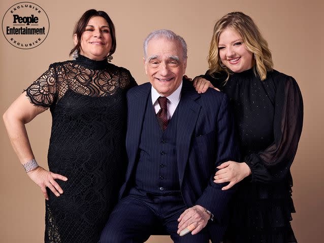 <p>Derek Reed/Contour by Getty</p> Cathy Scorsese, Martin Scorsese and Francesca Scorsese