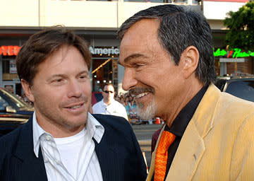 Producer Bill Gerber and Burt Reynolds at the Hollywood premiere of Warner Bros. Pictures' The Dukes of Hazzard