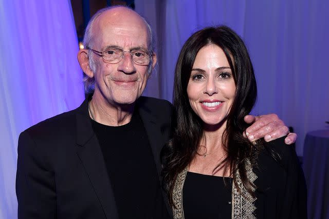 <p>Matt Winkelmeyer/Getty</p> Christopher Lloyd and Lisa Loiacono attend the VIP Private Reception during the 32nd Santa Barbara International Film Festival on February 4, 2017 in Santa Barbara.