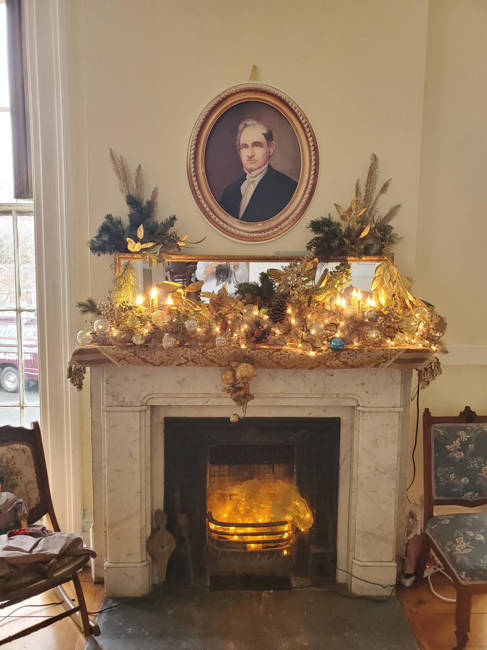 The parlor at Harmony Hall/Jacob Sloat House. The property will be open for its annual holiday festival on Dec. 4, with many new updates for guests.