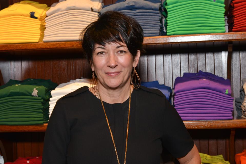 NEW YORK, NY - NOVEMBER 3: Ghislaine Maxwell attends Polo Ralph Lauren host Victories of Athlete Ally at Polo Ralph Lauren Store on November 3, 2015 in New York City. (Photo by Jared Siskin/Patrick McMullan via Getty Images)