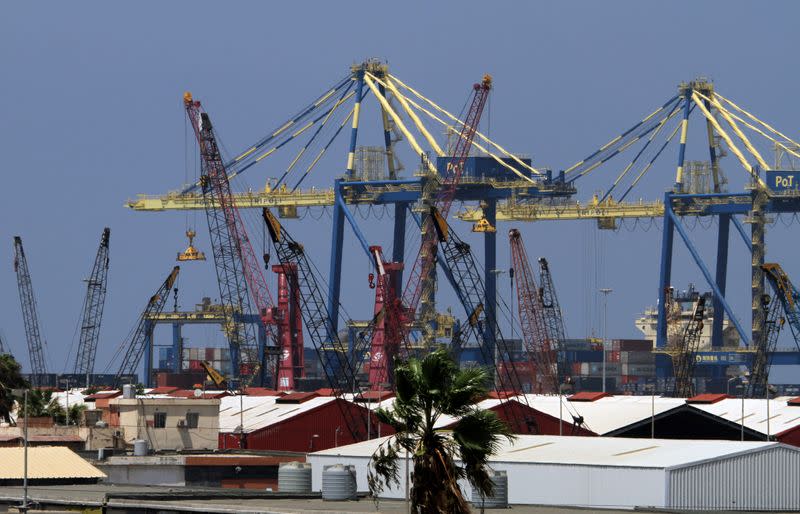 A view of the port of Tripoli