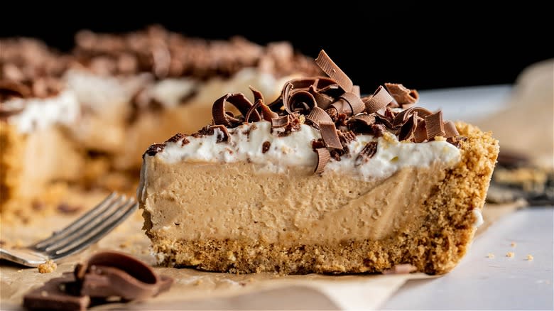 slice of peanut butter pie