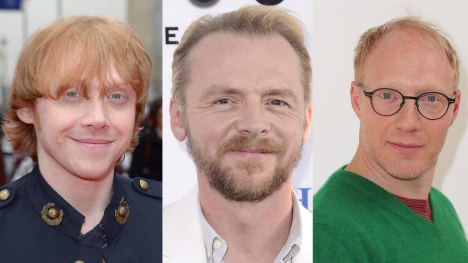 Rupert Grint, Simon Pegg oder doch Simon Schwarz (v.l.) als Boris Becker? Vieles ist denkbar