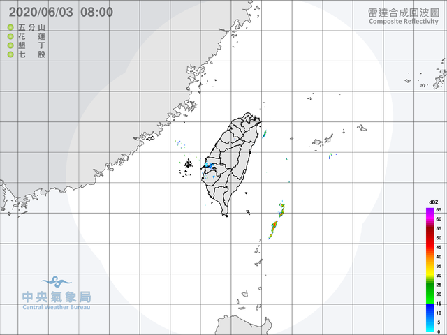 今天各地天氣穩定。(氣象局提供)