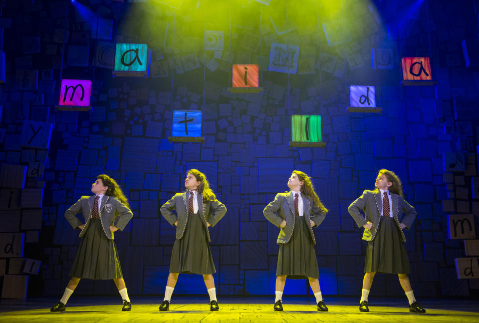 The Royal Shakespeare Company's production of Matilda the Musical in Melbourne, Australia. (Credit: Getty)