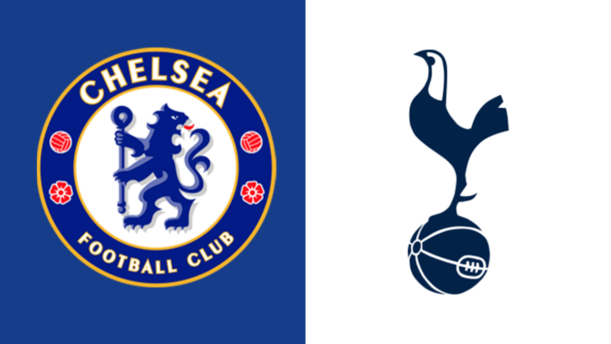 Chelsea and Tottenham club badges
