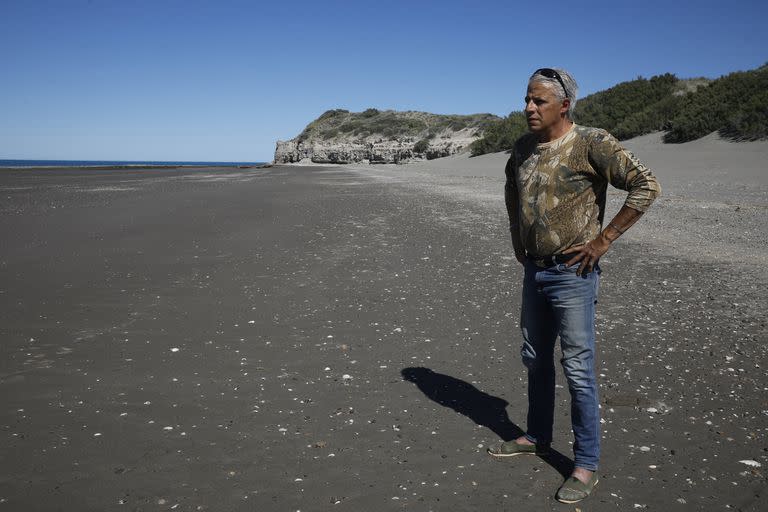 Sergio Méndez, único habitante estable de Punta Mejillón