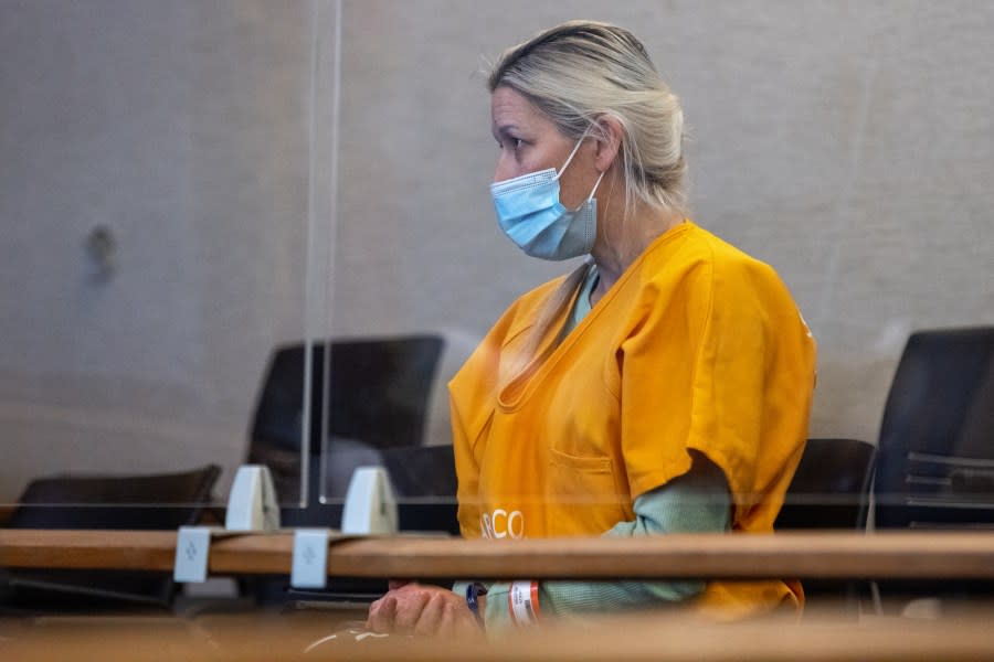 Shannon O’Connor attends an arraignment hearing in San Jose on October 20, 2021. (Pool / Anda Chu / Bay Area News Group)