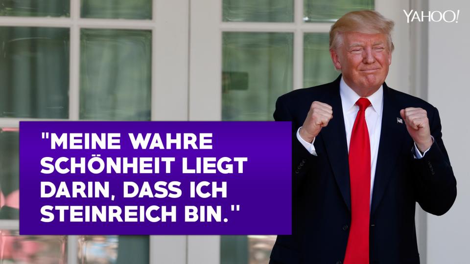 Die selbstverliebtesten Zitate von Donald Trump