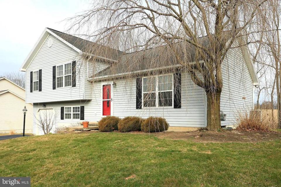 A front-facing view of the property at 132 Steeplechase Drive in Pleasant Gap. Photo shared with permission from home’s listing agent, Ryan Lowe of RE/MAX Centre Realty.