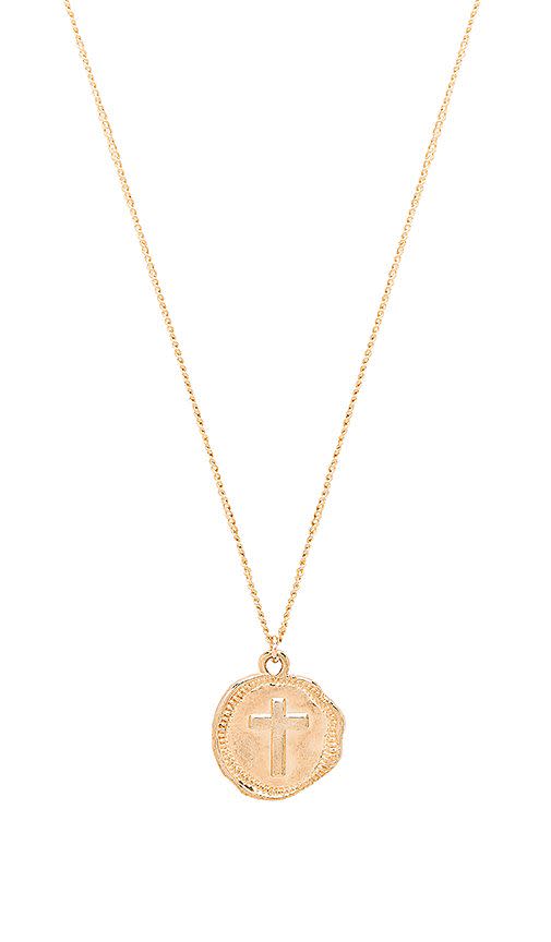 Cross Coin Necklace