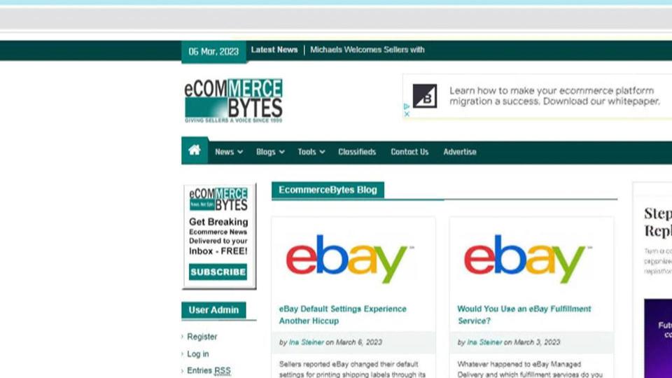 eBay coverage on EcommerceBytes / Credit: 60 Minutes