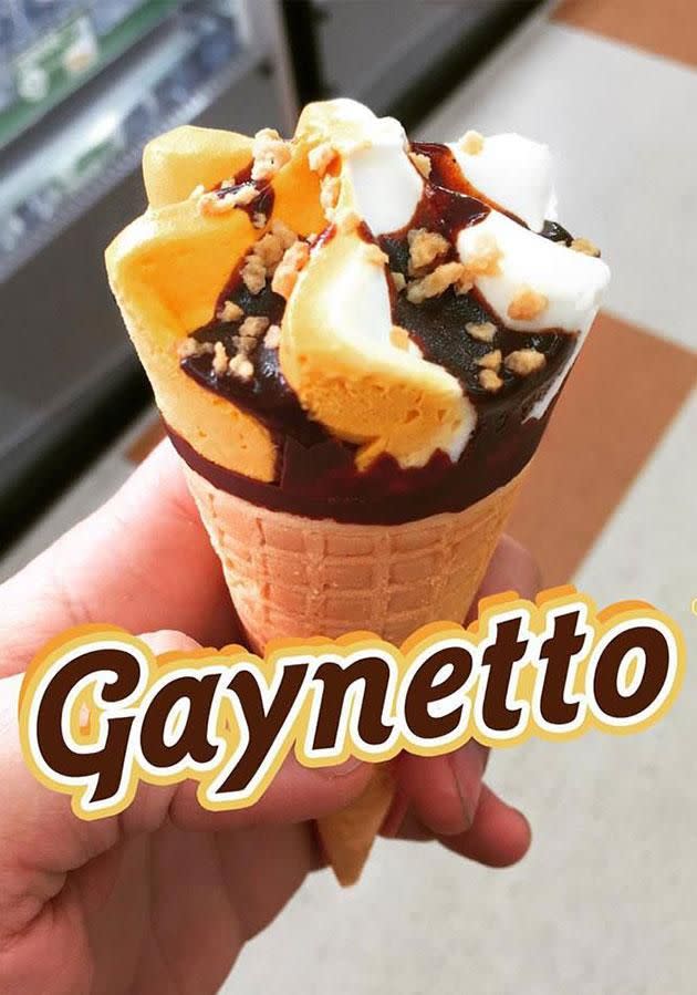 Introducing the Gaynetto. Photo: Facebooksize=O