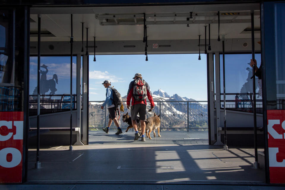 Hikers head out for a day on Jackson Hole Mountain Resort's trails.<p>Eric Seymour/Jackson Hole Mountain Resort</p>