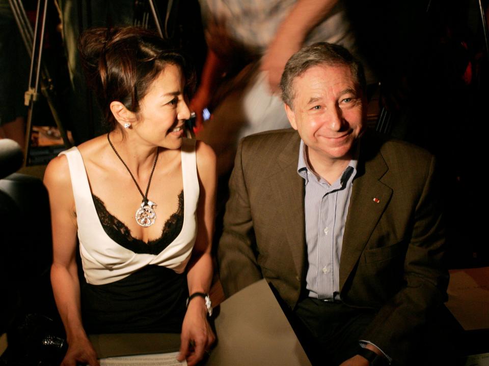 Michelle Yeoh and Jean Todt.