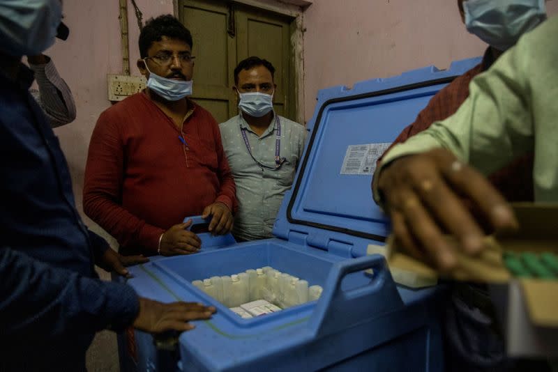 The Wider Image: The 1,700km journey to deliver coronavirus vaccine to India's rural health workers