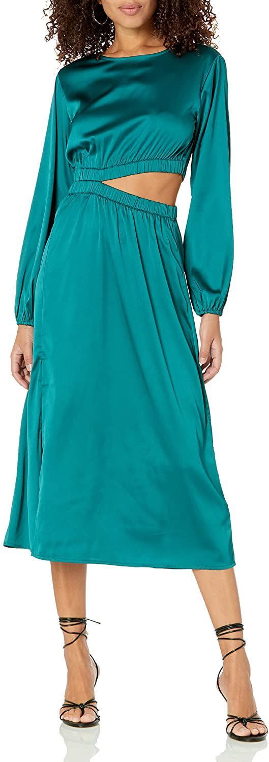 Vince Camuto Popover Cocktail Dress In Emerald At Nordstrom Rack