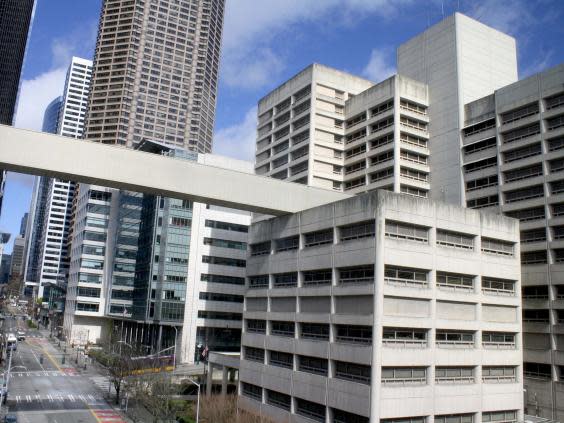 The King County jail on Seattle’s 5th Avenue (Shutterstock / Rey Rodriguez)