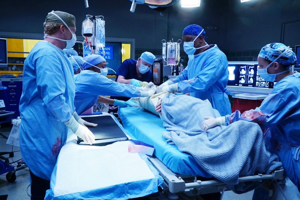 Real surgeons are brought in for the surgery scenes