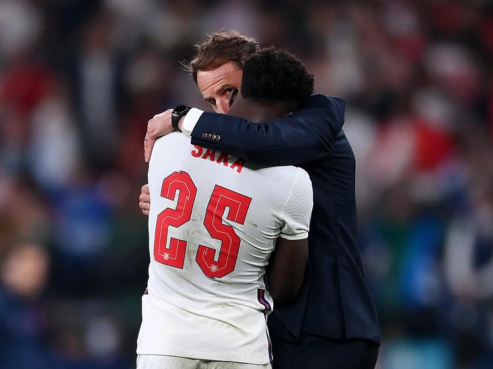 Bukayo Saka missed the decisive penalty against Italy (Getty Images)