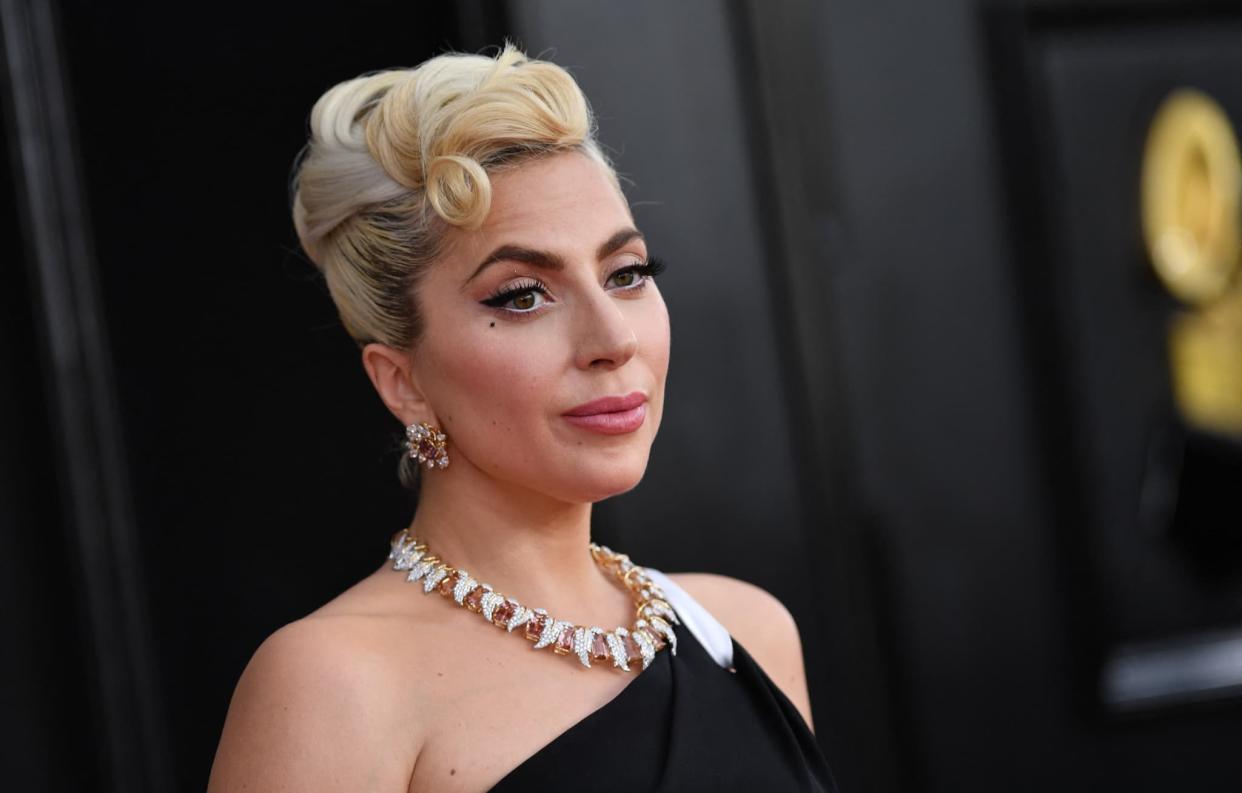 Lady Gaga aux Grammy Awards, en mars 2022. - Angela Weiss - AFP