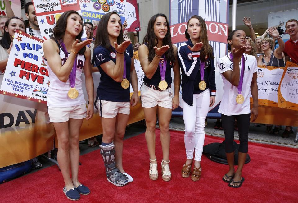 2012: The Fab Five Blow Kisses