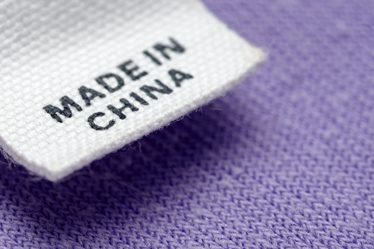 Made in China tag