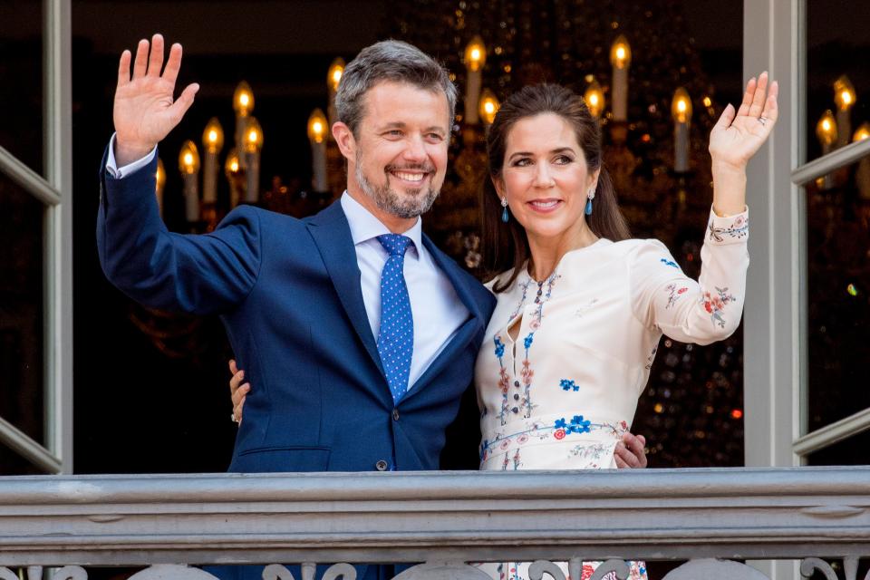 Crown Prince Frederik and Crown Princess Mary of Denmark pictured on May 26, 2018 in Copenhagen, Denmark.