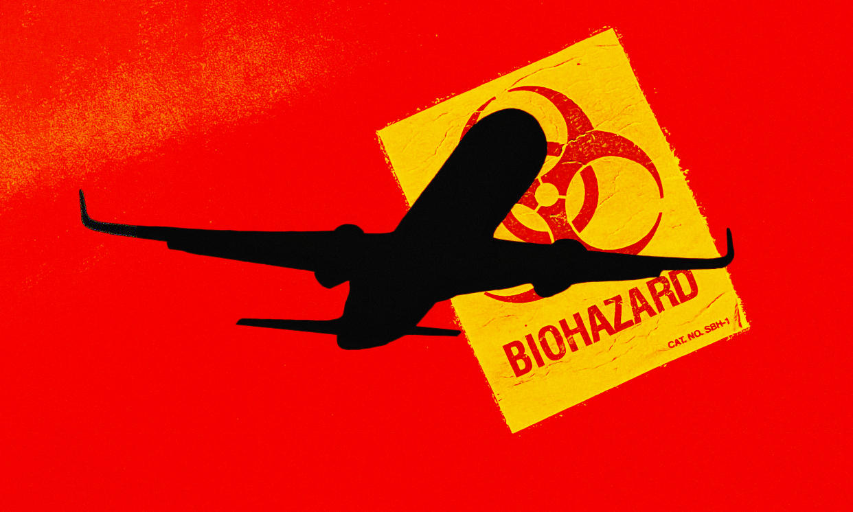 Biohazards on airplanes