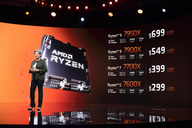 AMD Ryzen 9 7950X, Ryzen 9 7900X, Ryzen 7 7700X, Ryzen 5 7600X CPU