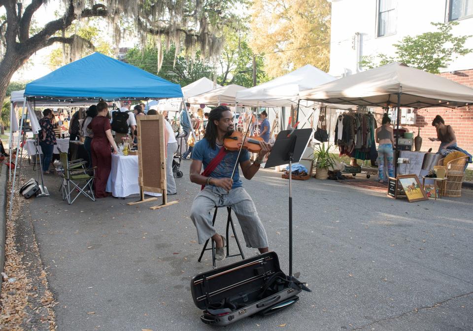 Recently, the Sulfur Street Fair has become the driving force for First Fridays anchored by a new exhibition at Sulfur Studios.
