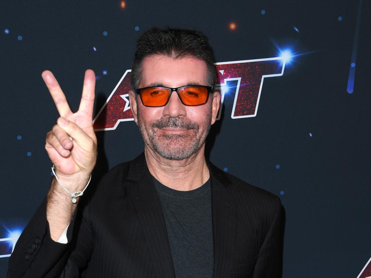 Simon Cowell arrives at the Red Carpet For "America's Got Talent" Season 18 Finale at Hotel Dena on September 27, 2023 in Pasadena, California.