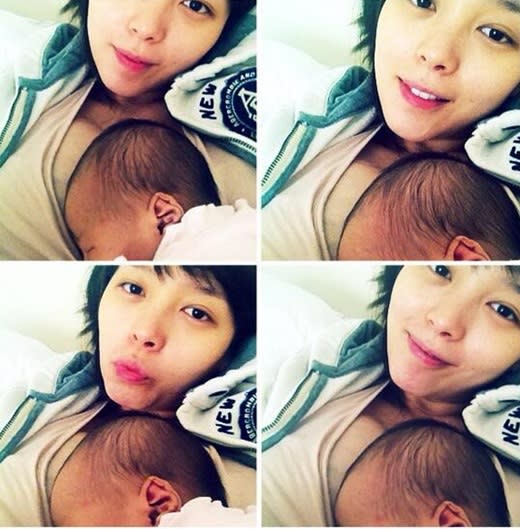 SunYe reveals photos of herself with her daughter