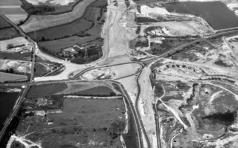 The construction of the M25 ring-road around London - Credit: Cambridge University&nbsp;