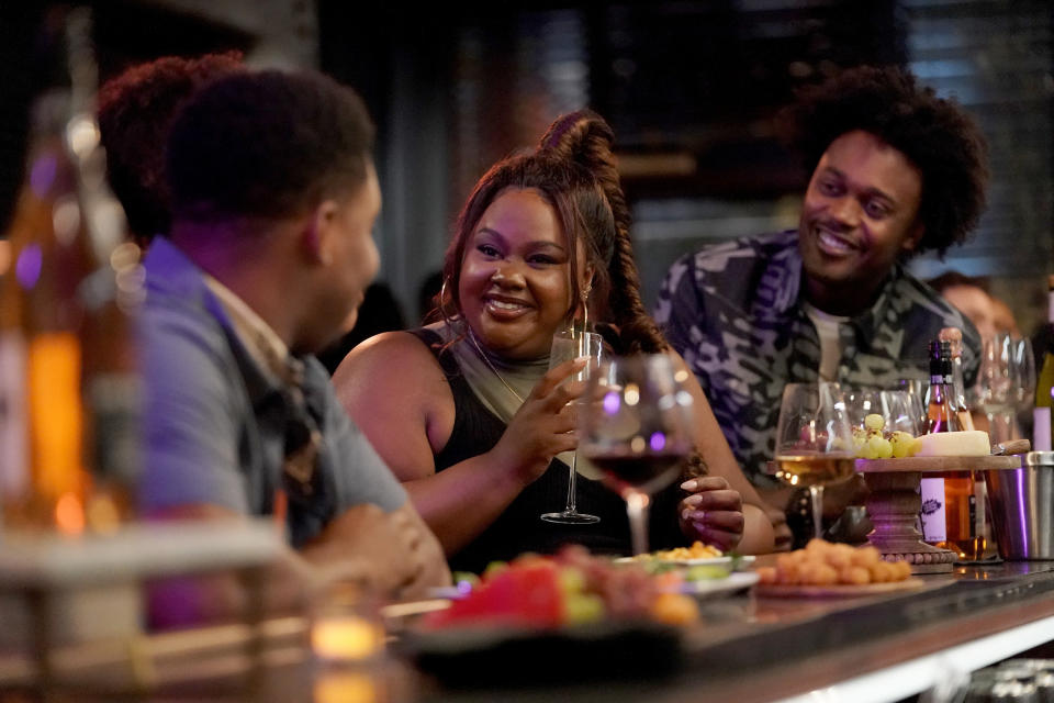 Nicole Byer and Echo Kellum portray Nicky and Noah in "Grand Crew"