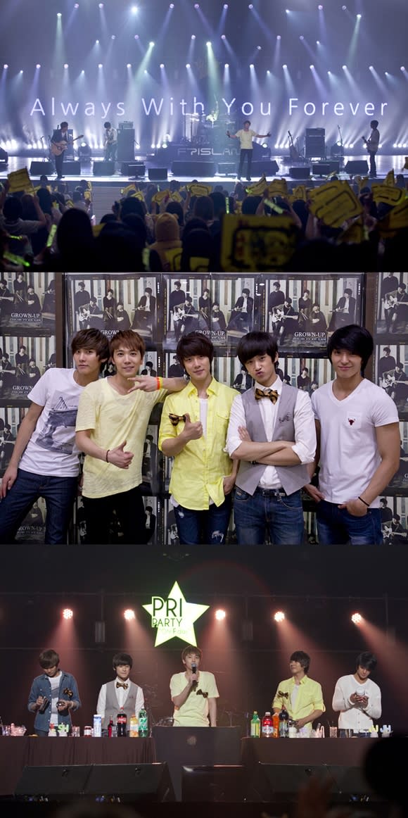 FT Island holds a fan meeting celebrating the 5th anniversary of debut