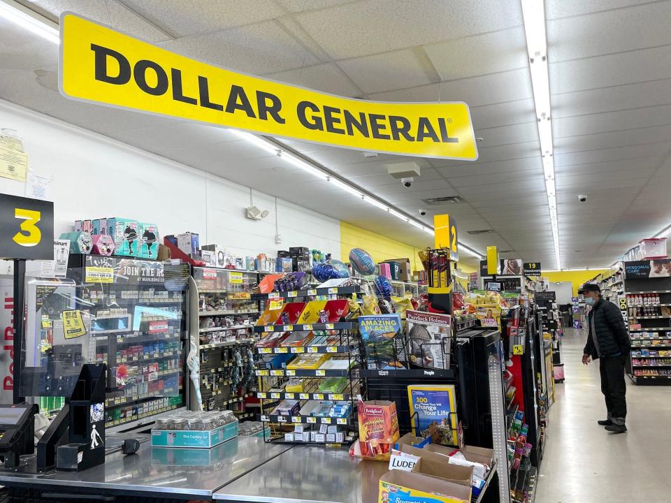 A Dollar General store in California