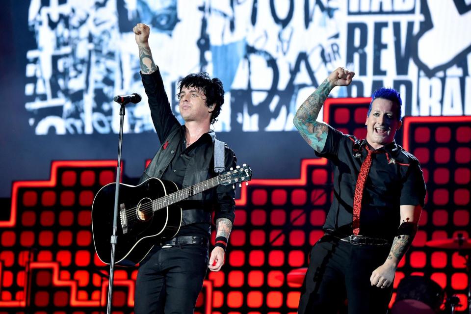 Of the tracks selected for the study, American Idiot by Green Day was found to be the most dangerous song to drive to: Getty Images