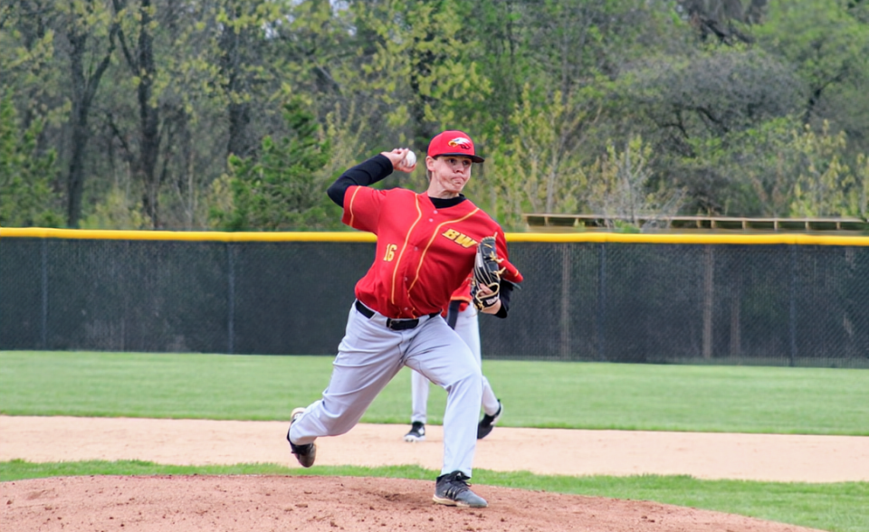 Nick Weiss leads the pitching staff for unbeaten Big Walnut.